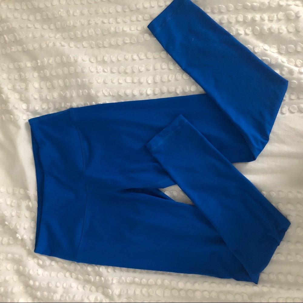 Blue Athletic Leggings